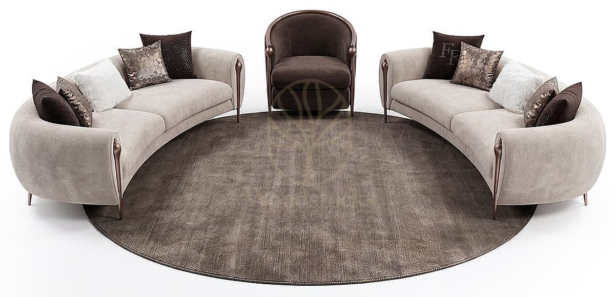 Luxury Lunera Brown Handcrafted Teak Sofa Set, Saharanpur, view 2