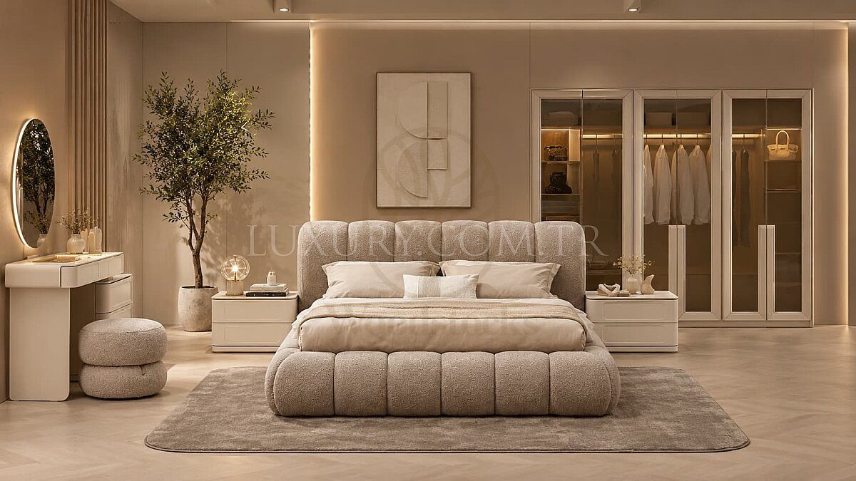 Luxury Portofino Handcrafted Teak King Size Bed, Saharanpur, King Size Bed
