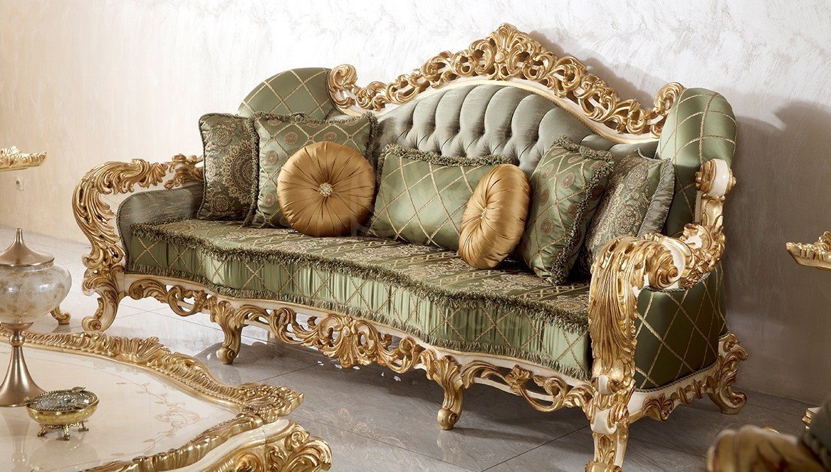 Royal Pargali Hand Carved Teak Sofa Set, Saharanpur, view 2