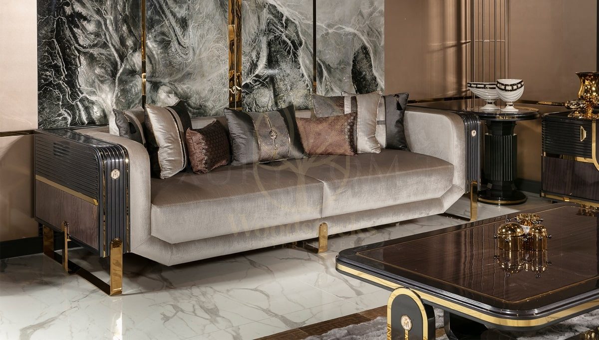Luxury Neoma Handcrafted Teak Sofa Set, Saharanpur, view 2