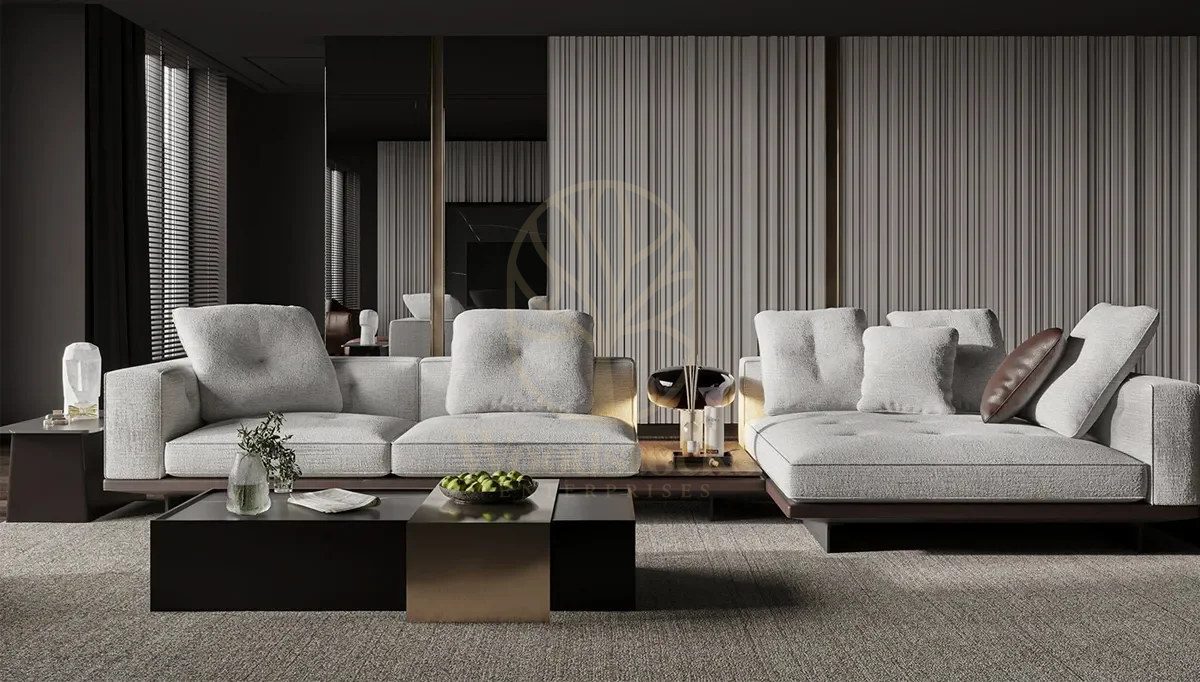 Luxury Arte Handcrafted Teak Sofa Set, Saharanpur, Sofa Set
