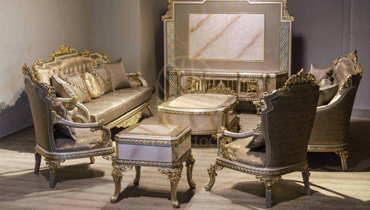 Royal Tetova Hand Carved Teak Sofa Set, Saharanpur, view 3