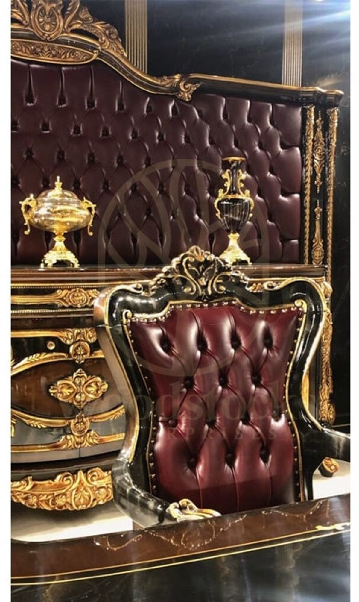 Royal Efsun Hand Carved Teak Office Table, Saharanpur, view 4