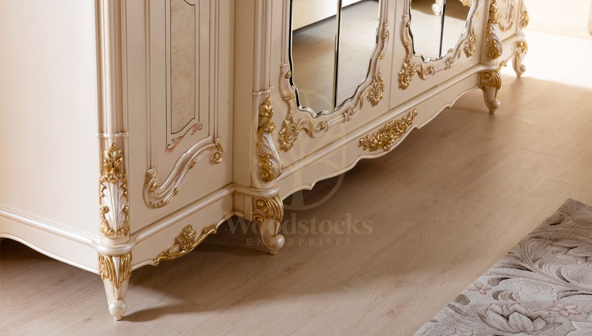 Royal Asaba Hand Carved Teak King Size Bed, Saharanpur, view 6