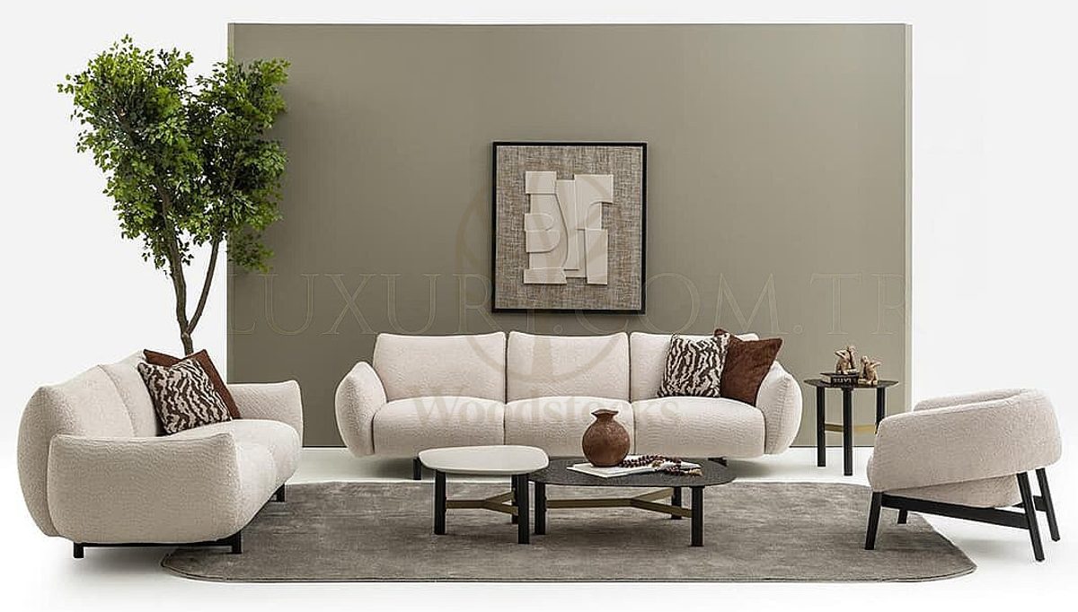 Luxury Valencia Handcrafted Teak Sofa Set, Saharanpur, view 2