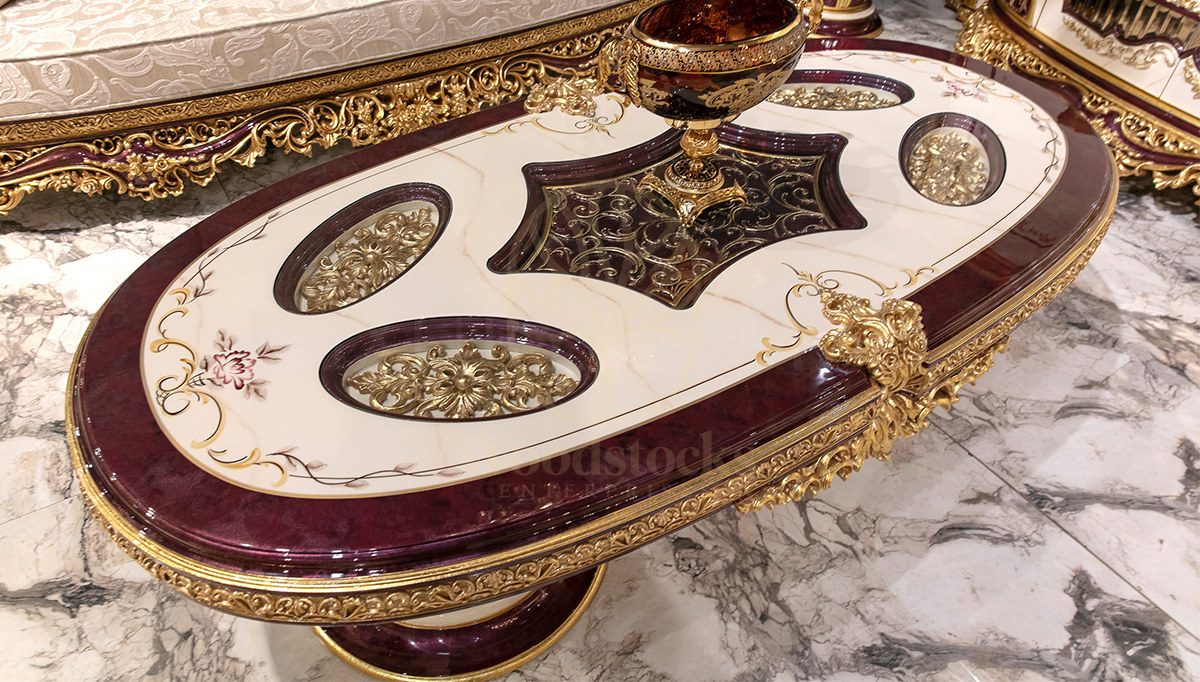 Royal Kopenhag Hand Carved Teak Sofa Set, Saharanpur, view 4