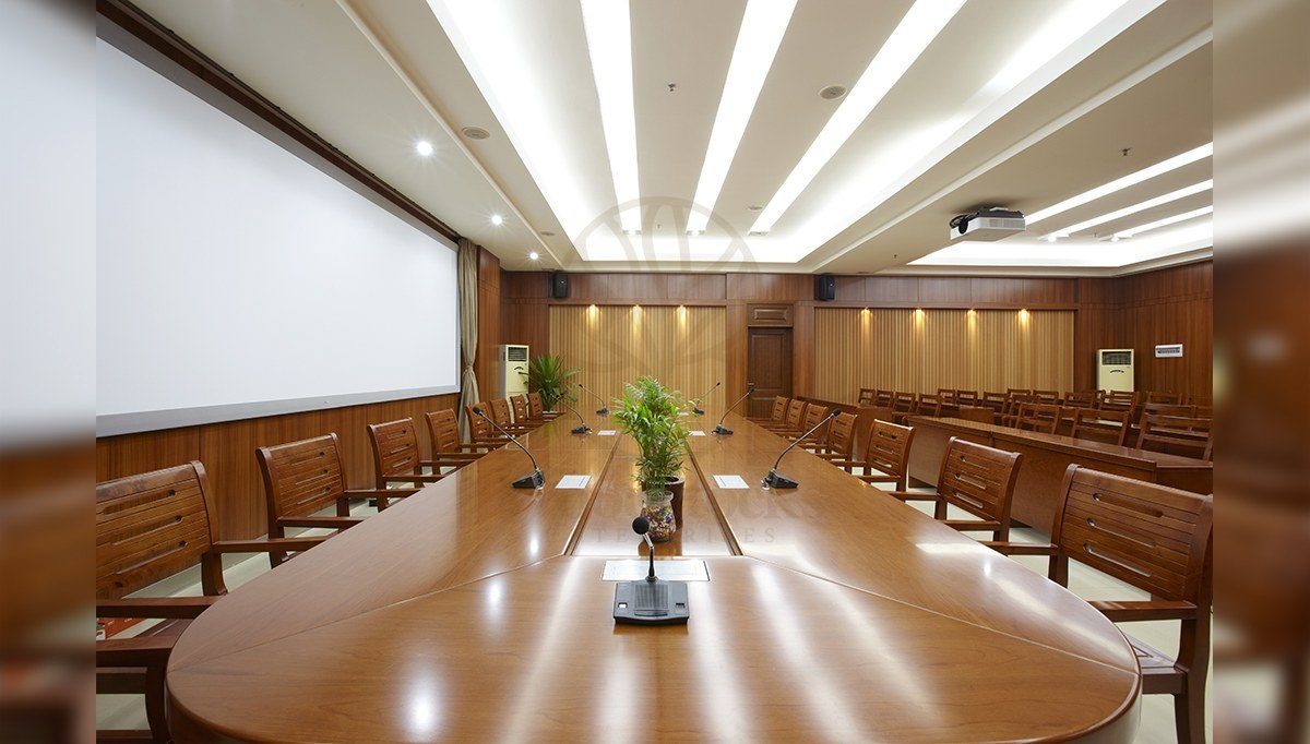 Luxury Zirve Handcrafted Teak Meeting Table, Saharanpur, view 2