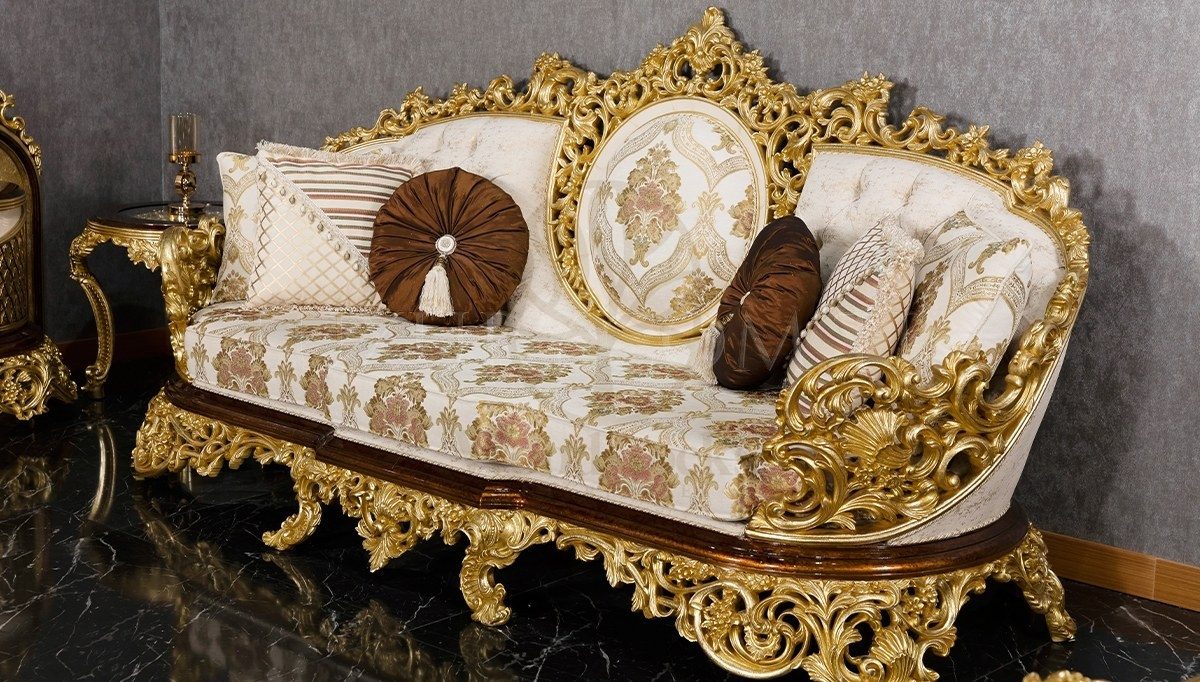 Royal Hazar Hand Carved Teak Sofa Set, Saharanpur, view 3