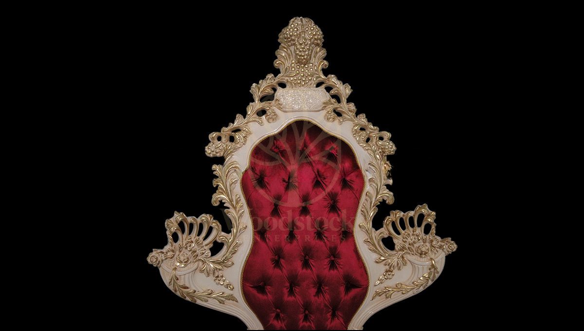 Royal Palermo Hand Carved Teak Armchair, Saharanpur, view 3
