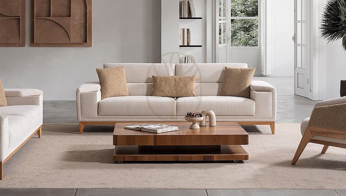 Luxury Emirgan Handcrafted Teak Sofa Set, Saharanpur, view 2