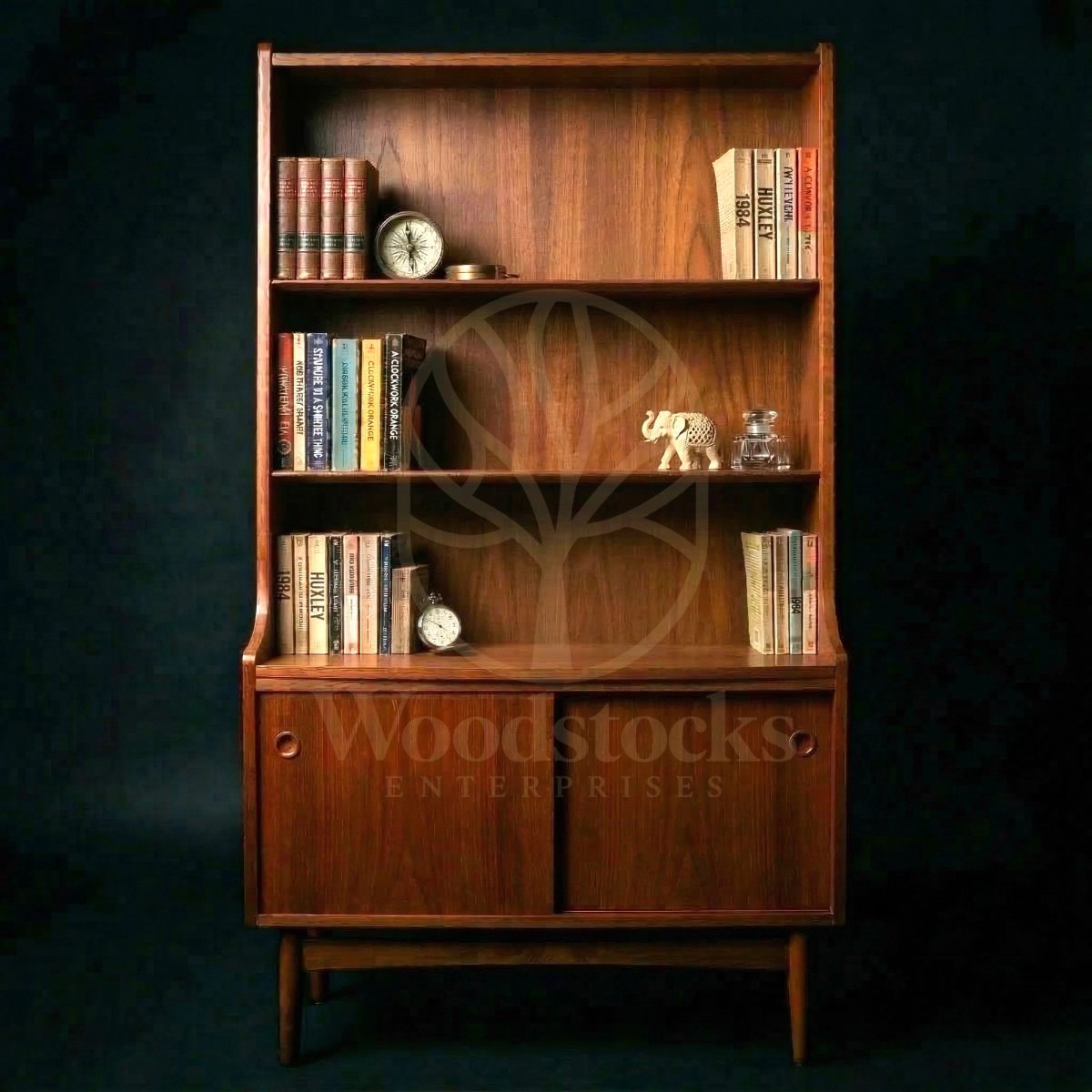 Luxury Teak Aarhus Danish Modern Bookcase, Saharanpur, Book shelf