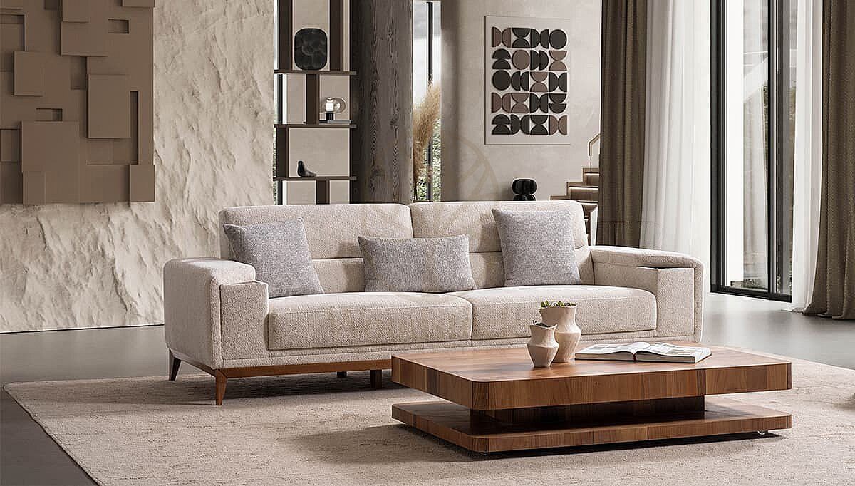Luxury Emirgan Handcrafted Teak Sofa Set, Saharanpur, view 4