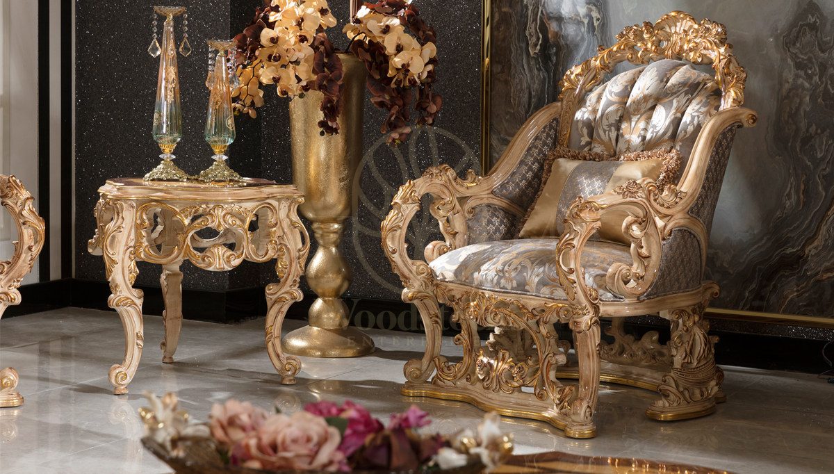 Royal Firuze Hand Carved Teak Sofa Set, Saharanpur, view 9