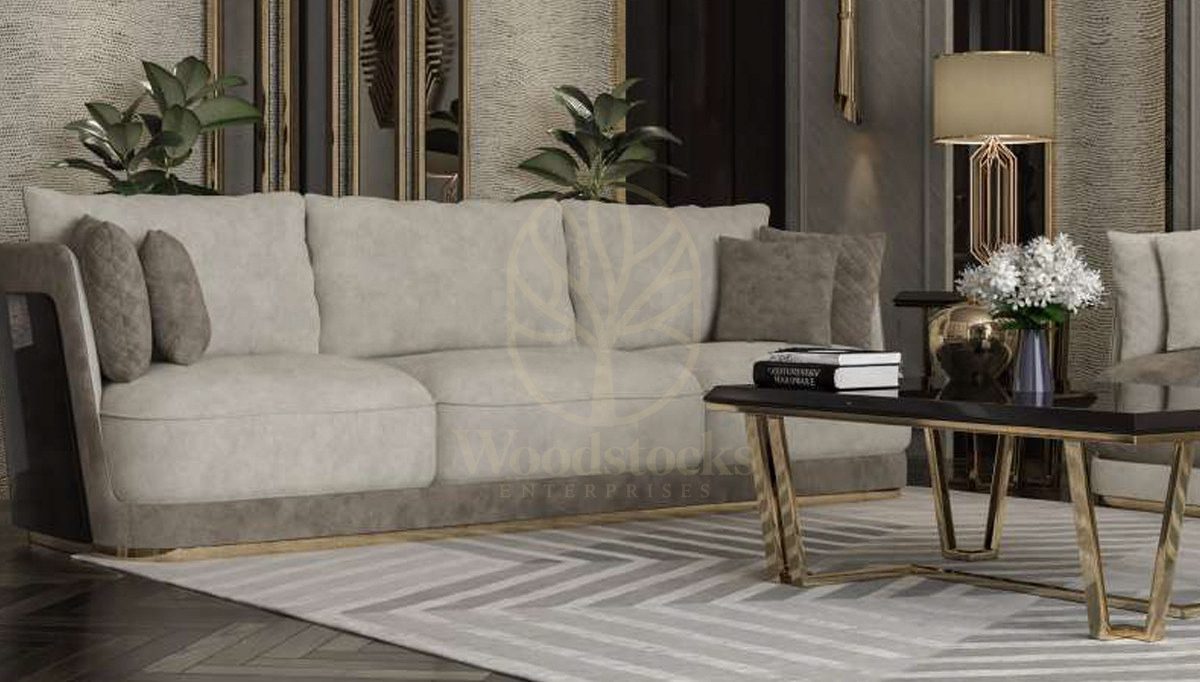 Luxury Elegance Handcrafted Teak Sofa Set, Saharanpur, view 3
