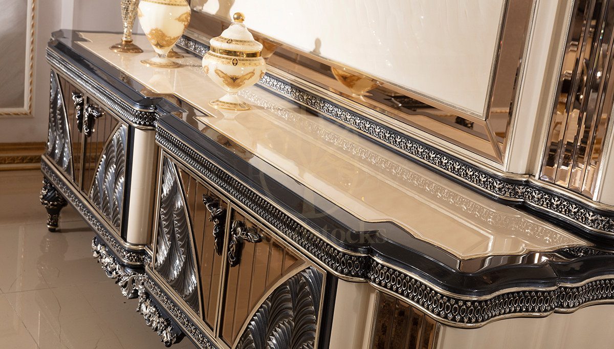 Royal Vanesa Hand Carved Teak TV Cabinet II, Saharanpur, view 5