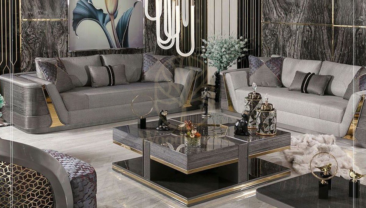 Luxury Ikonas Handcrafted Teak Sofa Set, Saharanpur, view 6