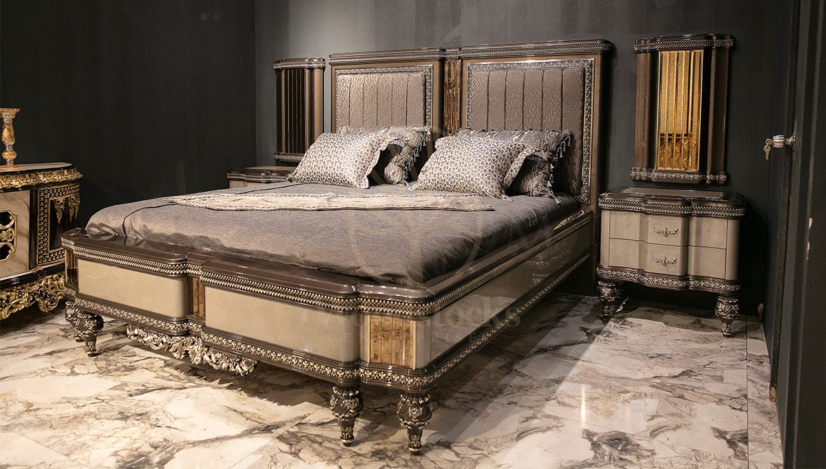 Royal Vanesa Hand Carved Teak King Size Bed, Saharanpur, view 8