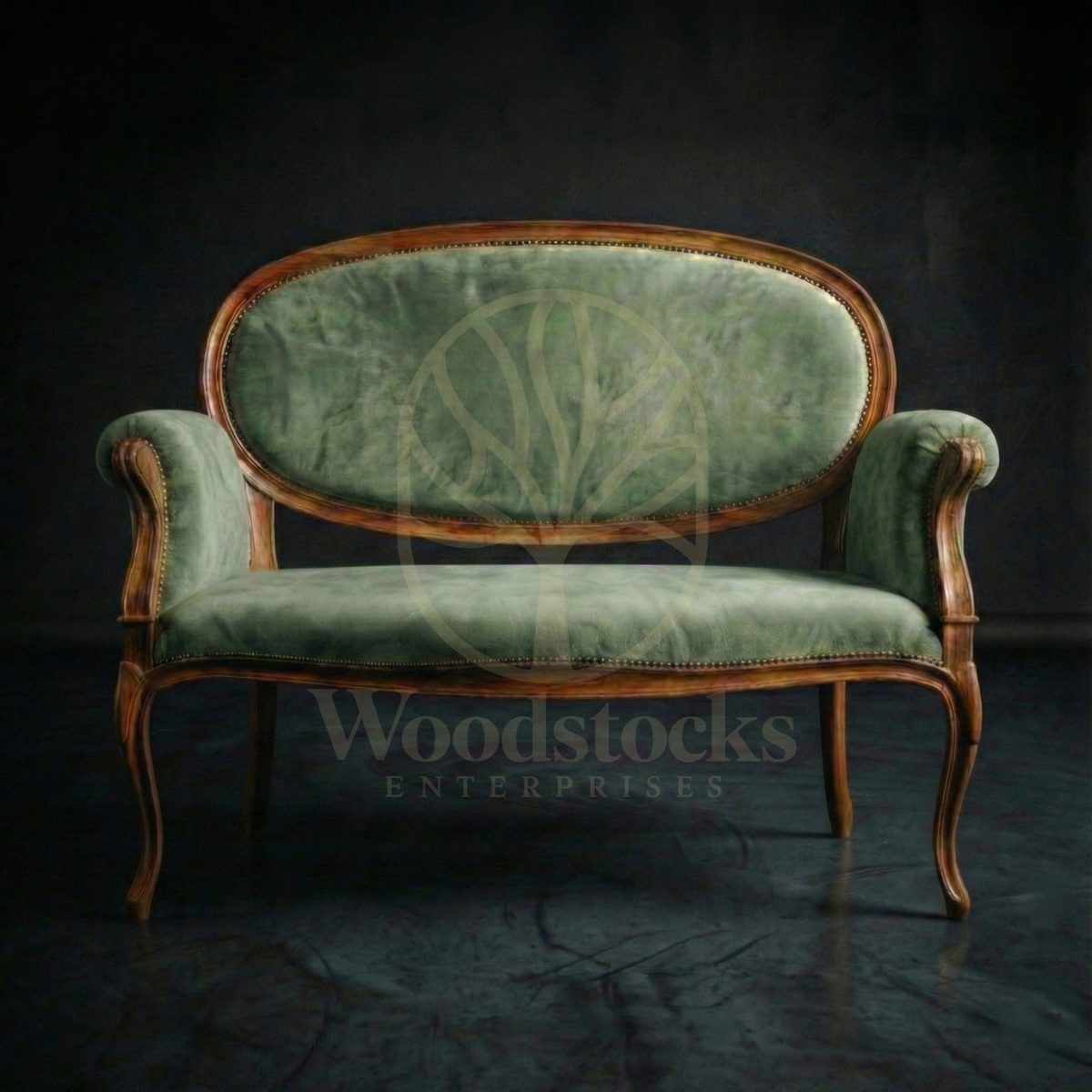 Luxury Teak Neuilly Belle Époque Deco Salon Settee, Saharanpur, Sofa Set