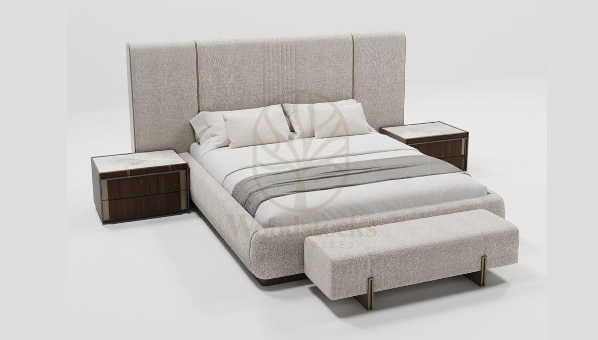 Luxury Natura Handcrafted Teak King Size Bed, Saharanpur, view 4