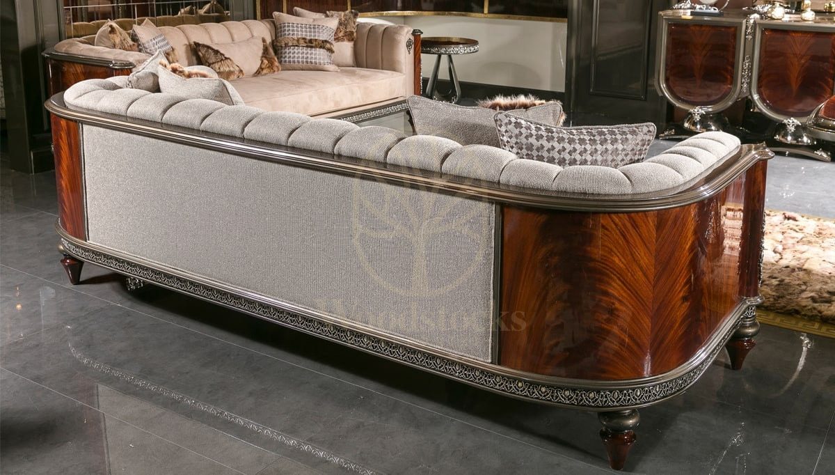Royal Delato Hand Carved Teak Sofa Set, Saharanpur, view 10