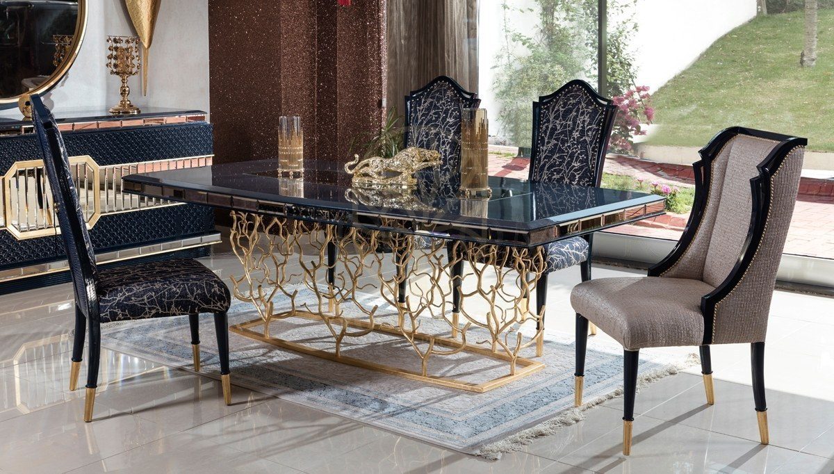 Luxury Sidney Handcrafted Teak Dining Table Set, Saharanpur, view 2
