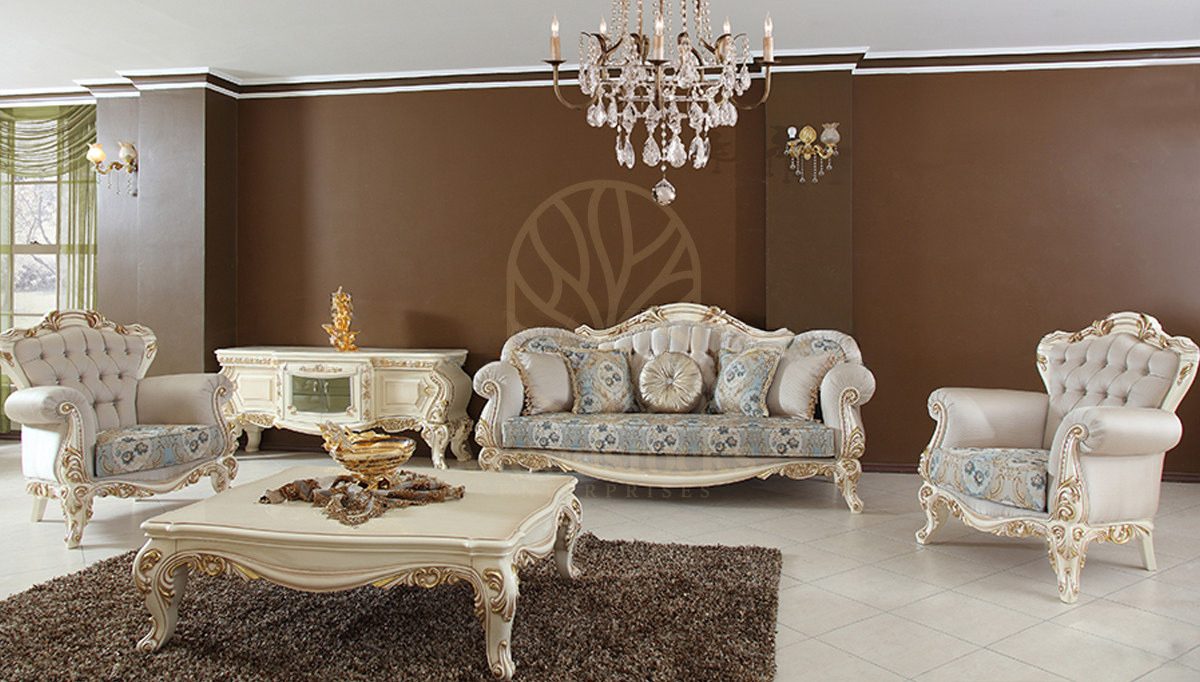Royal Nevora Hand Carved Teak Sofa Set, Saharanpur, view 10