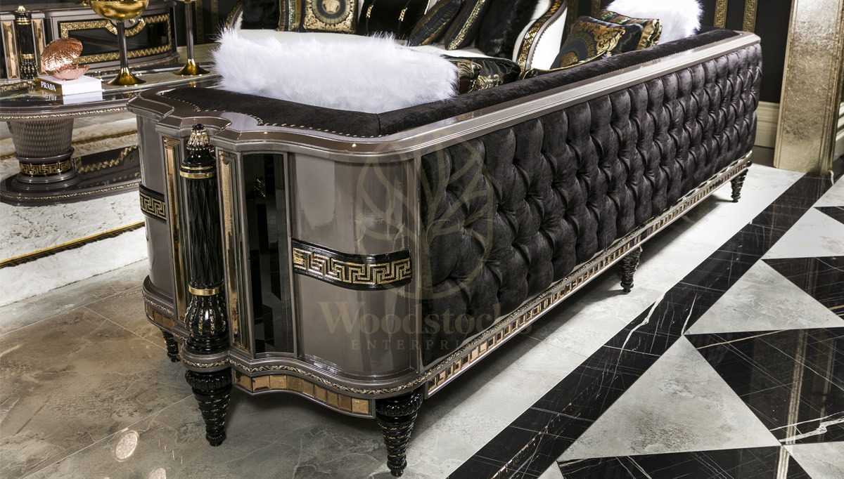 Royal Venice Hand Carved Teak Sofa Set, Saharanpur, view 6