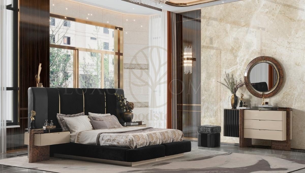 Luxury Lilia Handcrafted Teak King Size Bed, Saharanpur, King Size Bed