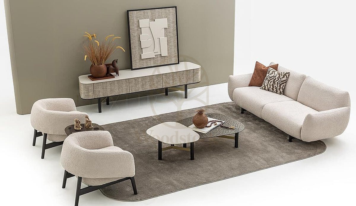 Luxury Valencia Handcrafted Teak Sofa Set, Saharanpur, view 3