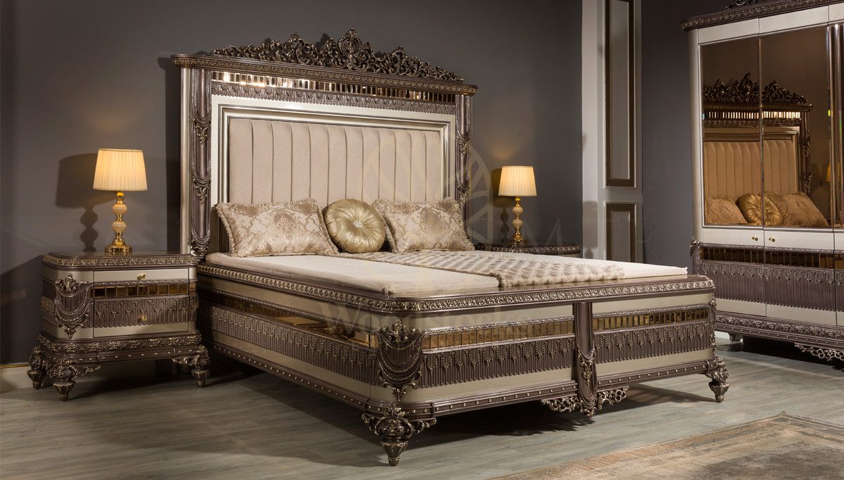 Royal Almina Hand Carved Teak King Size Bed, Saharanpur, view 2