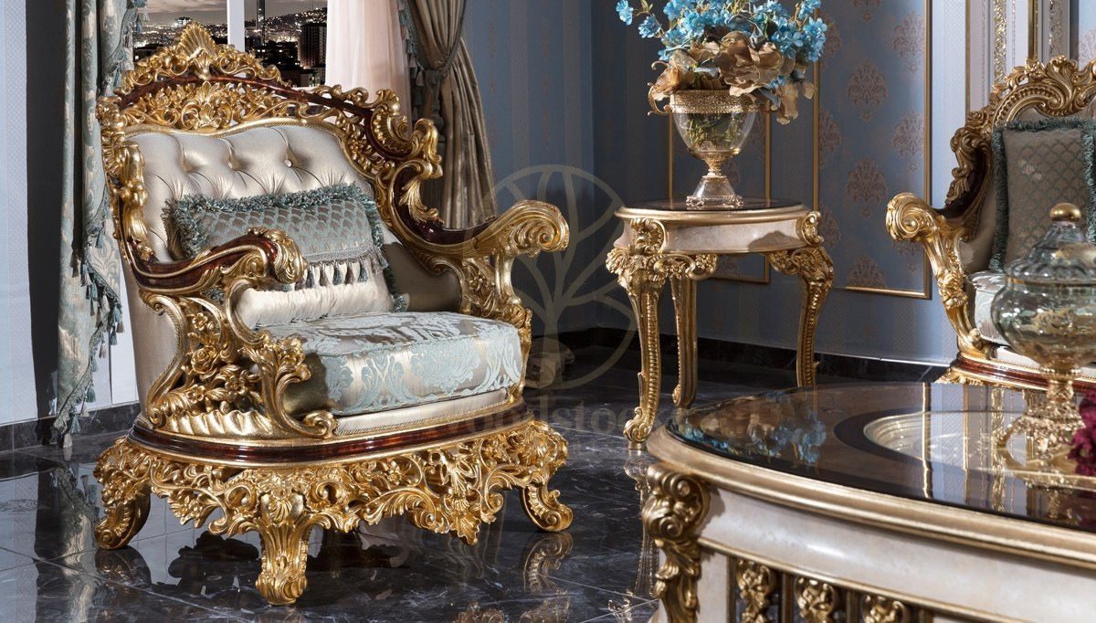 Royal Altay Hand Carved Teak Sofa Set, Saharanpur, view 3