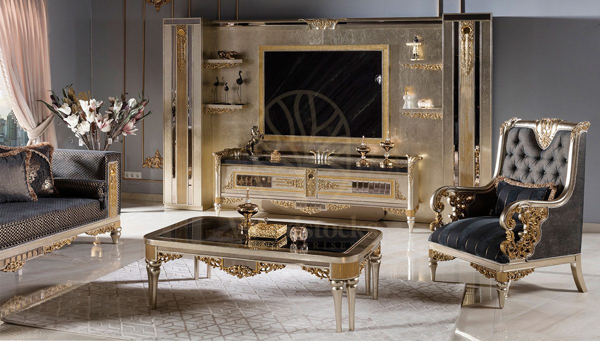 Luxury Paris Handcrafted Teak TV Cabinet, Saharanpur, TV Cabinet