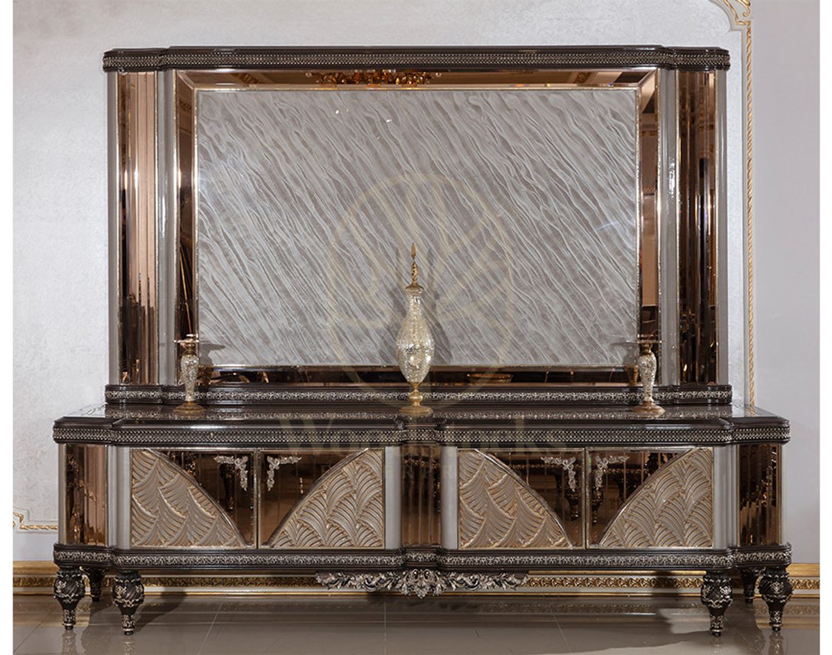 Royal Vanesa Hand Carved Teak TV Cabinet, Saharanpur, view 5