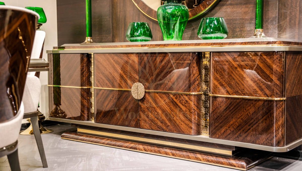 Luxury Savolina Handcrafted Teak Dining Table Set, Saharanpur, view 5
