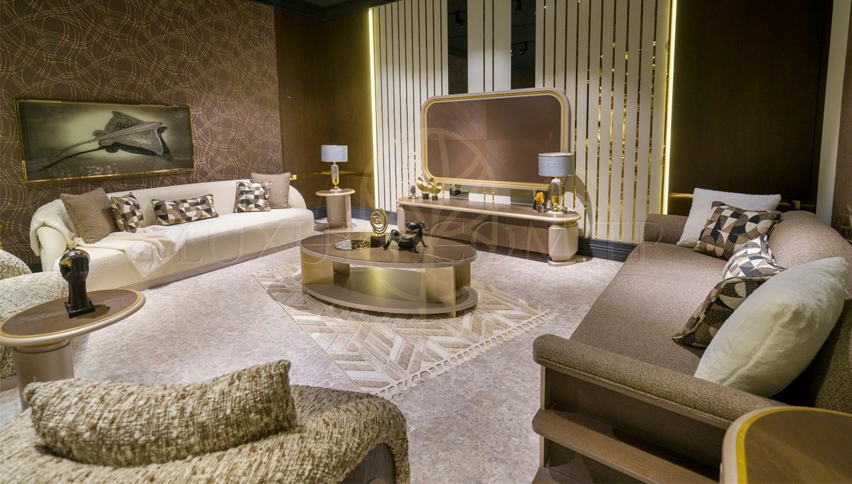 Luxury Moon Handcrafted Teak Sofa Set, Saharanpur, Sofa Set