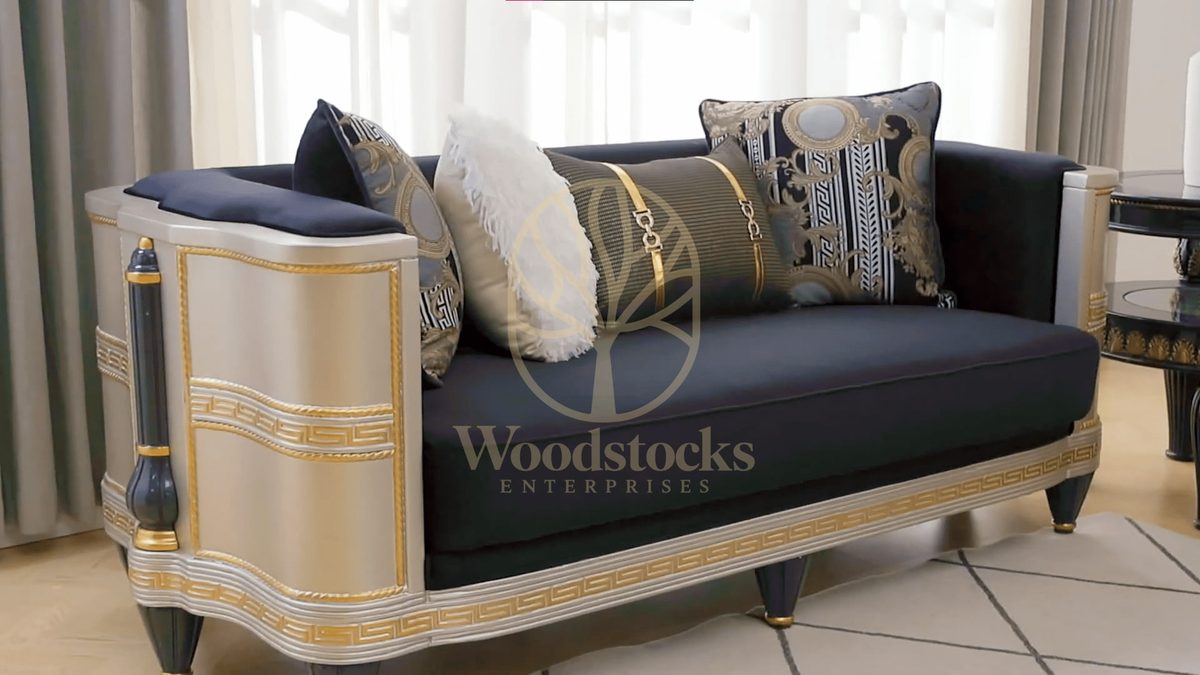 Teak Sleek Sofa Set II, view 3
