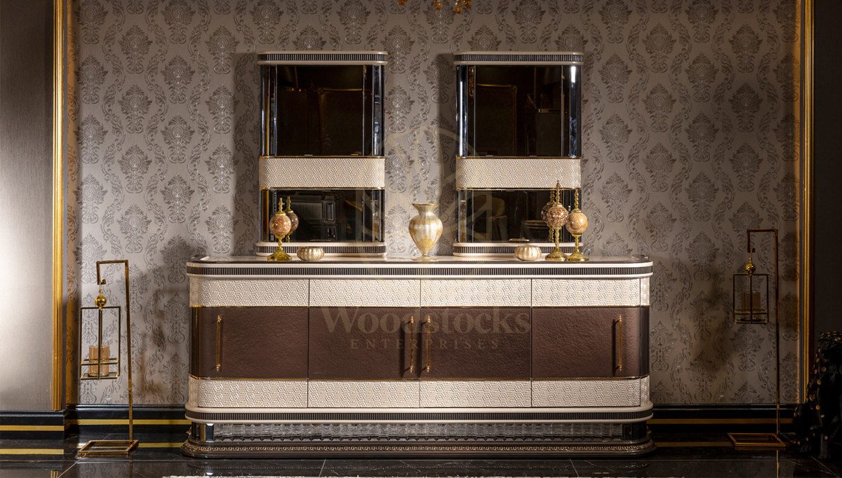 Luxury Elisyum Handcrafted Teak Dining Table Set, Saharanpur, view 8