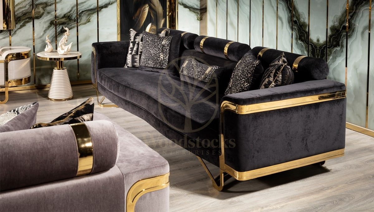 Luxury Novelda Handcrafted Teak Sofa Set, Saharanpur, view 3