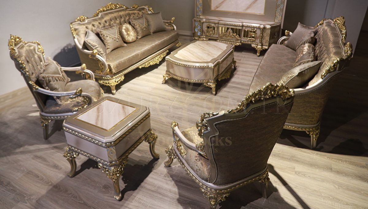 Royal Tetova Hand Carved Teak Sofa Set, Saharanpur, view 2