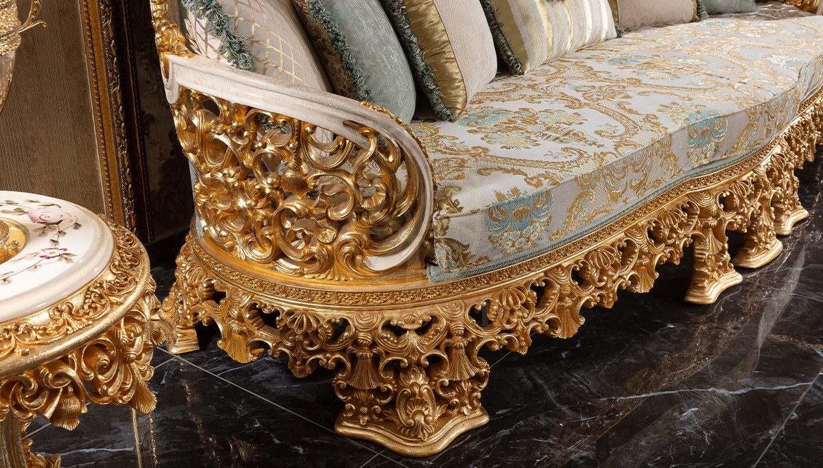 Royal Kralice Hand Carved Teak Sofa Set, Saharanpur, view 10