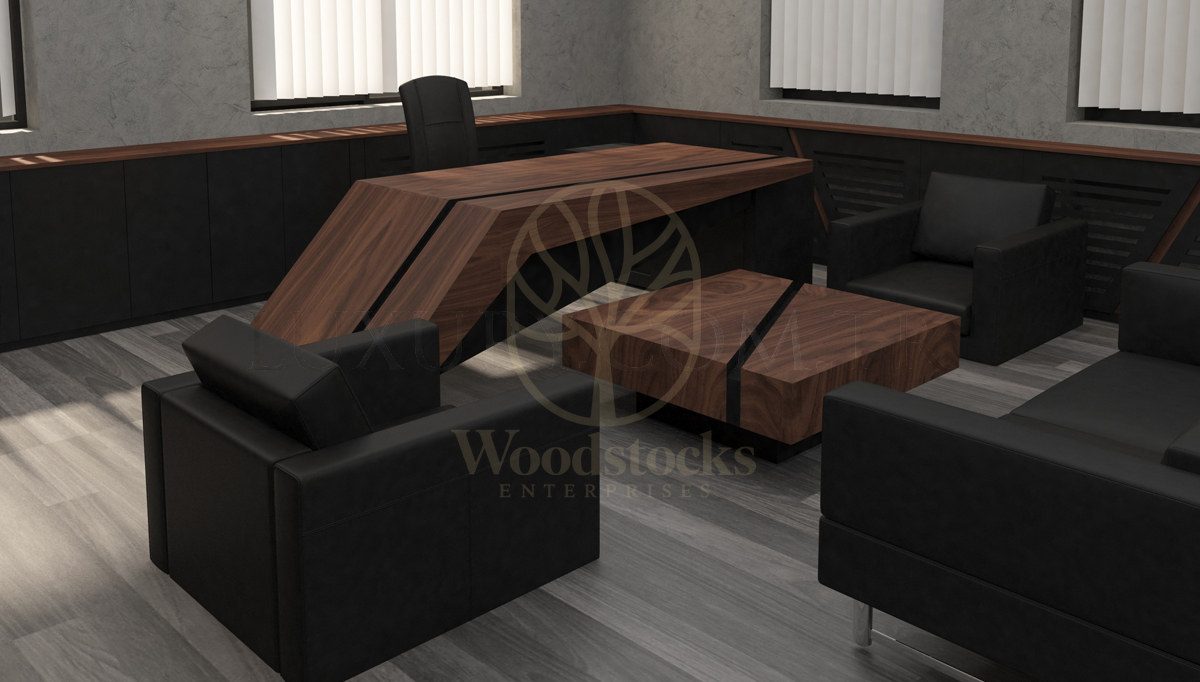 Luxury Sanas Handcrafted Teak Office Table, Saharanpur, view 3