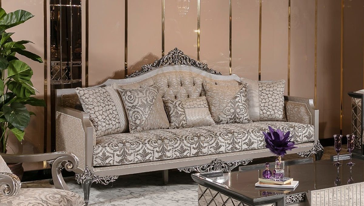 Royal Tarcin Hand Carved Teak Sofa Set, Saharanpur, view 2