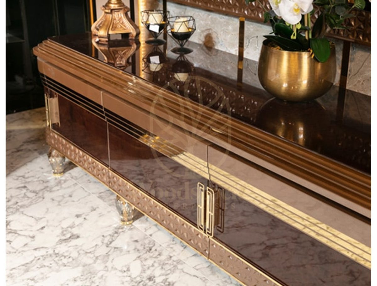 Royal Ahenk Hand Carved Teak Dining Table Set, Saharanpur, view 6