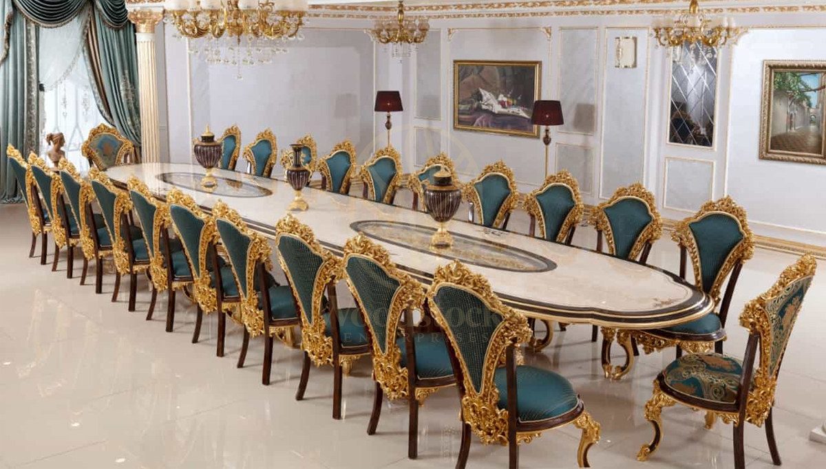 Luxury Hunkar Handcrafted Teak Dining Table Set, Saharanpur, Dining Table