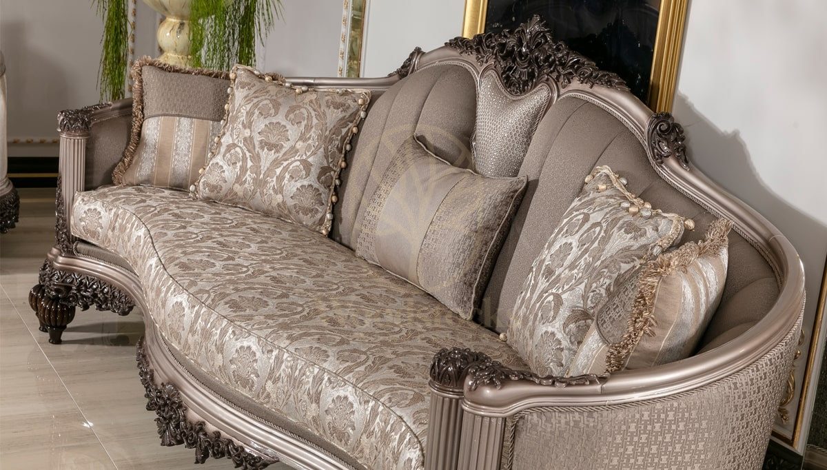 Royal Medora Hand Carved Teak Sofa Set, Saharanpur, view 3