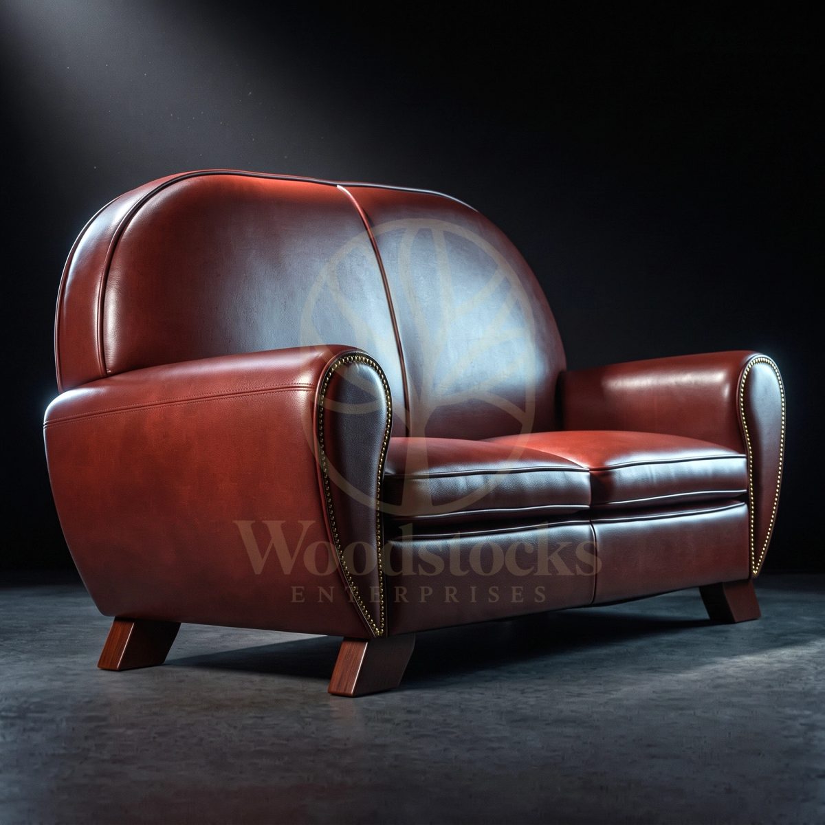 Luxury Teak Saint-Germain Midnight Club Settee, Saharanpur, view 2