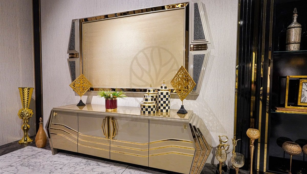 Luxury Tropez Handcrafted Teak TV Cabinet, Saharanpur, view 2