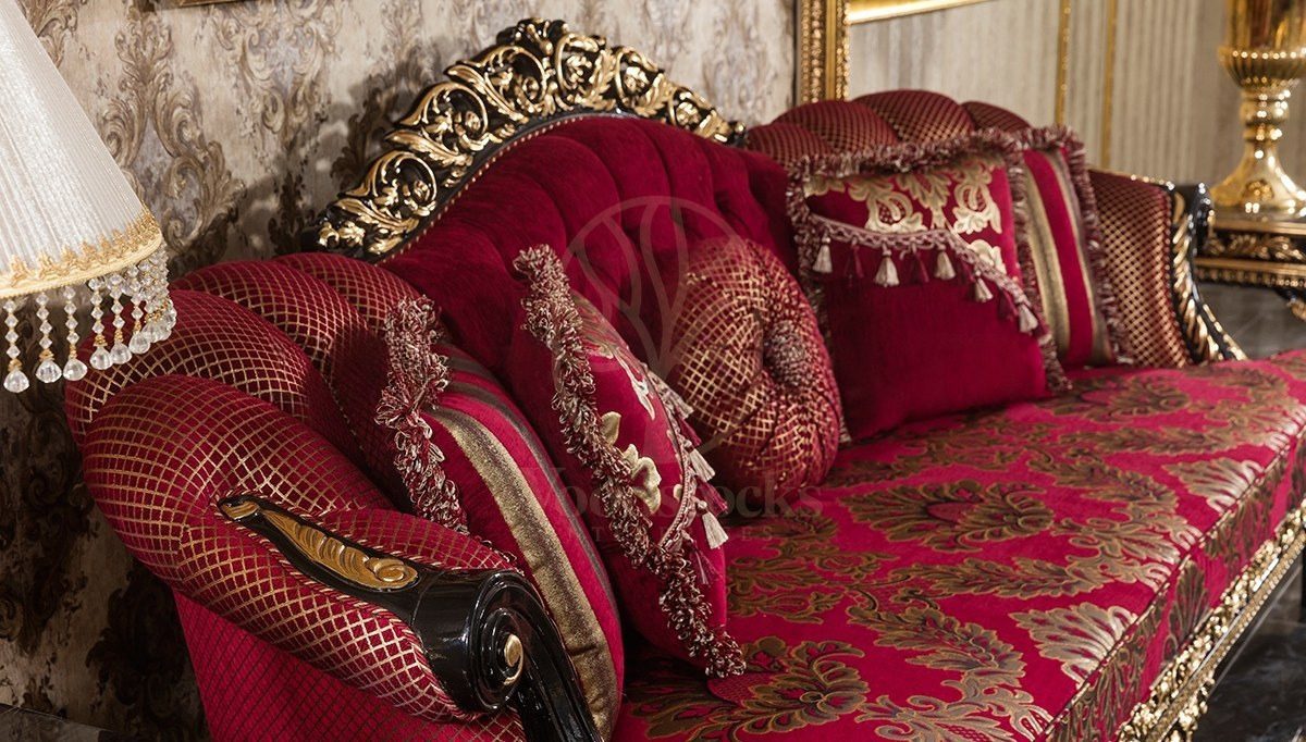 Royal Sadrazam Hand Carved Teak Sofa Set, Saharanpur, view 4