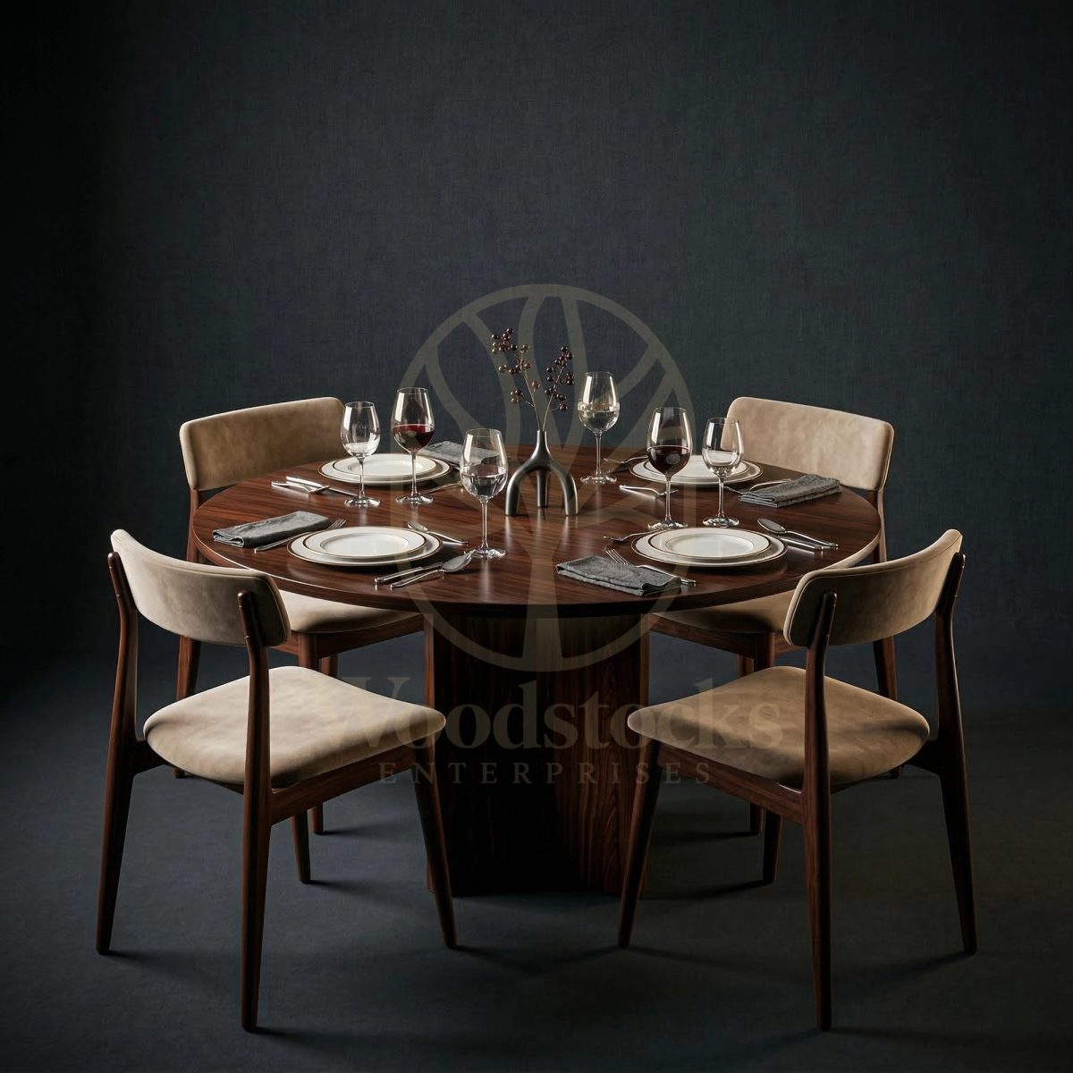 Luxury Teak Bagsværd Mid-Century Danish Dining Suite, Saharanpur, Dining Table