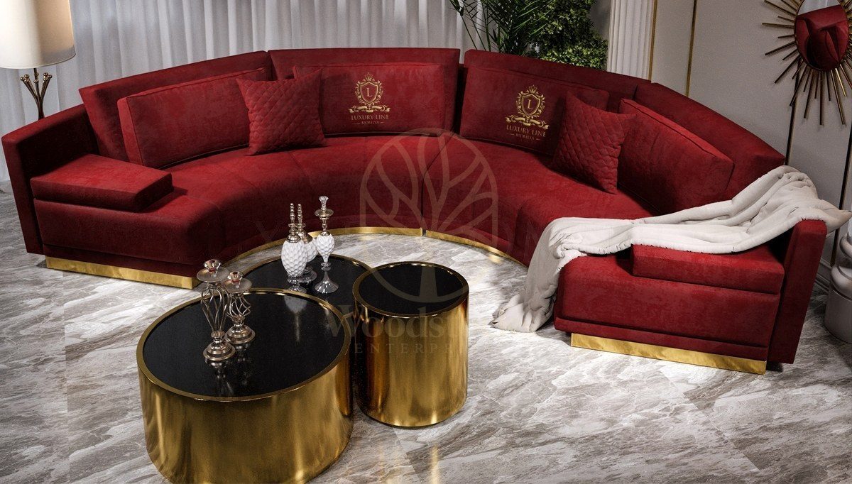 Luxury Delux Handcrafted Teak L-Shape Sofa, Saharanpur, view 3